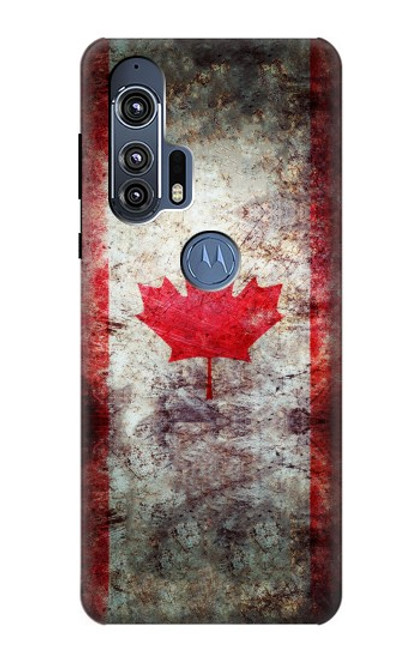 S2490 Canada Maple Leaf Flag Texture Hülle Schutzhülle Taschen für Motorola Edge+