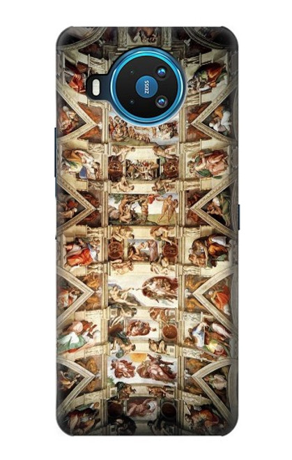 S0177 Michelangelo Chapel ceiling Hülle Schutzhülle Taschen für Nokia 8.3 5G