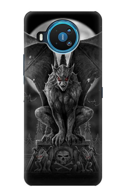 S0850 Gargoyle Devil Demon Hülle Schutzhülle Taschen für Nokia 8.3 5G