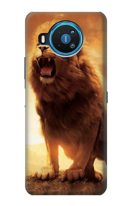 S1957 Lion Aslan Hülle Schutzhülle Taschen für Nokia 8.3 5G
