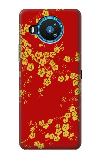 S2050 Cherry Blossoms Chinese Graphic Printed Hülle Schutzhülle Taschen für Nokia 8.3 5G