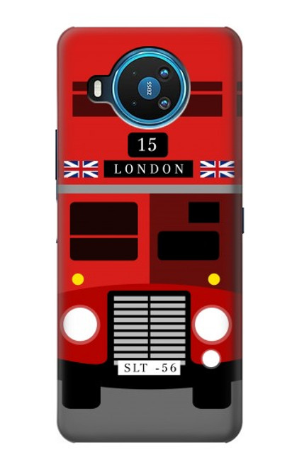 S2058 England British Double Decker Bus Hülle Schutzhülle Taschen für Nokia 8.3 5G