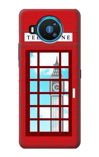 S2059 England British Telephone Box Minimalist Hülle Schutzhülle Taschen für Nokia 8.3 5G