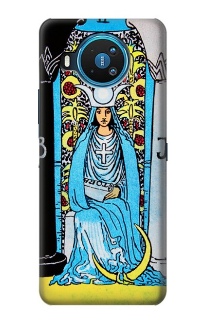 S2837 The High Priestess Vintage Tarot Card Hülle Schutzhülle Taschen für Nokia 8.3 5G