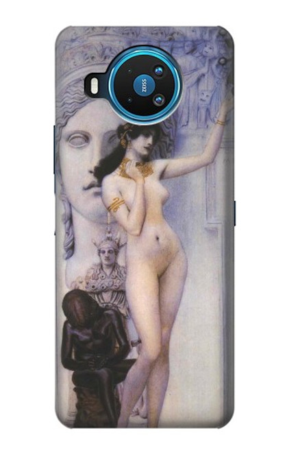 S3353 Gustav Klimt Allegory of Sculpture Hülle Schutzhülle Taschen für Nokia 8.3 5G