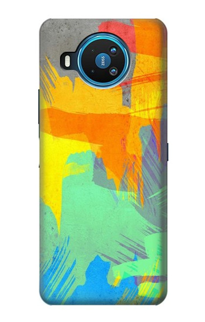 S3423 Brush Stroke Hülle Schutzhülle Taschen für Nokia 8.3 5G