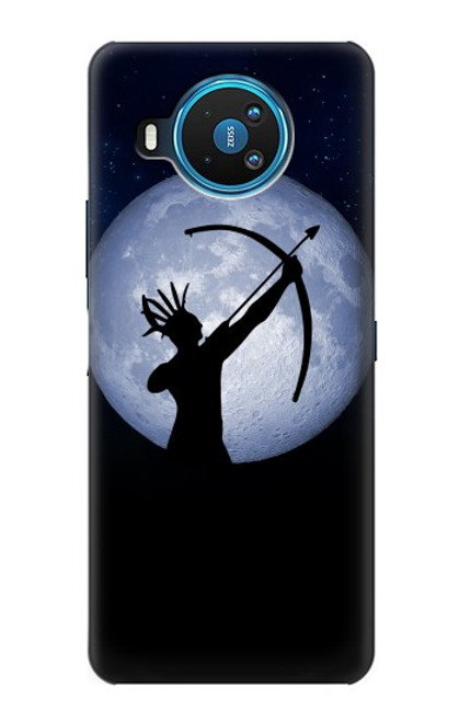 S3489 Indian Hunter Moon Hülle Schutzhülle Taschen für Nokia 8.3 5G