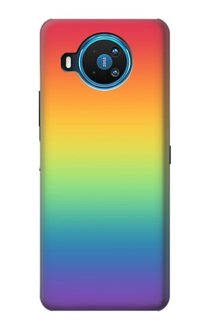 S3698 LGBT Gradient Pride Flag Hülle Schutzhülle Taschen für Nokia 8.3 5G