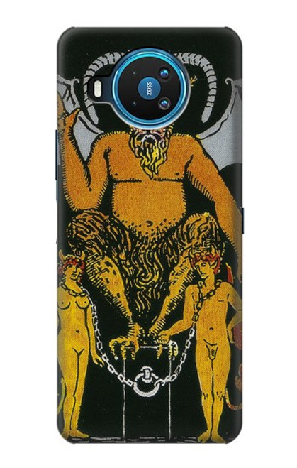 S3740 Tarot Card The Devil Hülle Schutzhülle Taschen für Nokia 8.3 5G