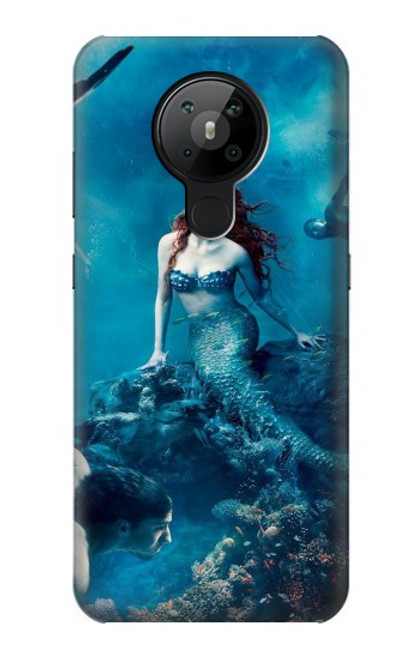 S0899 Mermaid Hülle Schutzhülle Taschen für Nokia 5.3