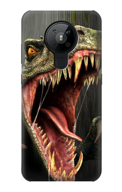 S0923 T-Rex Dinosaur Hülle Schutzhülle Taschen für Nokia 5.3