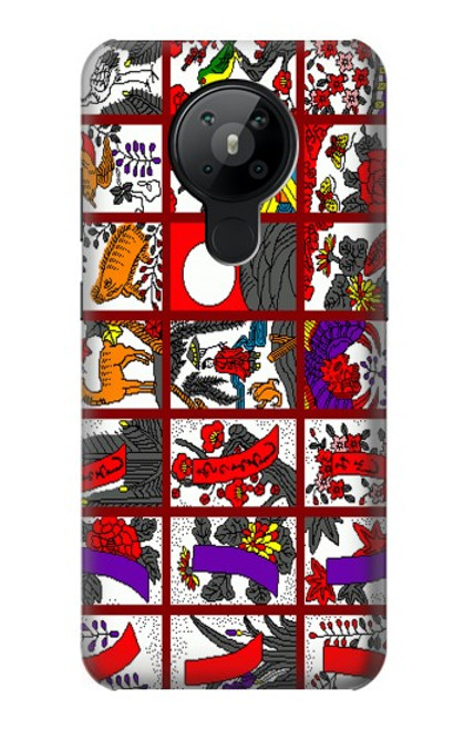 S1923 Hanafuda Japanese Flower Card Hülle Schutzhülle Taschen für Nokia 5.3