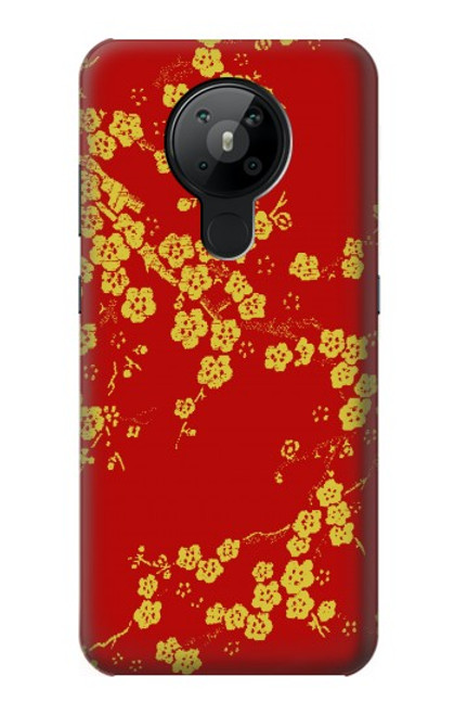 S2050 Cherry Blossoms Chinese Graphic Printed Hülle Schutzhülle Taschen für Nokia 5.3