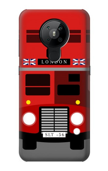 S2058 England British Double Decker Bus Hülle Schutzhülle Taschen für Nokia 5.3