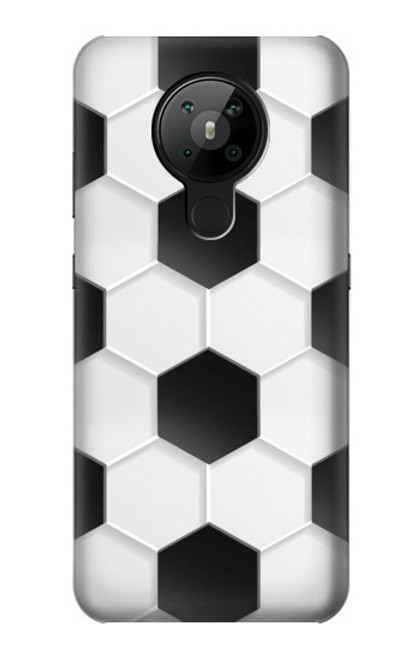 S2061 Football Soccer Pattern Hülle Schutzhülle Taschen für Nokia 5.3