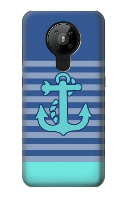 S2081 Nautical Anchor Hülle Schutzhülle Taschen für Nokia 5.3