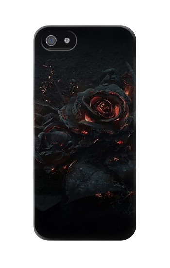 S3672 Burned Rose Hülle Schutzhülle Taschen für iPhone 5 5S SE