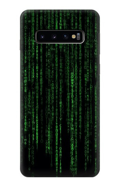 S3668 Binary Code Hülle Schutzhülle Taschen für Samsung Galaxy S10
