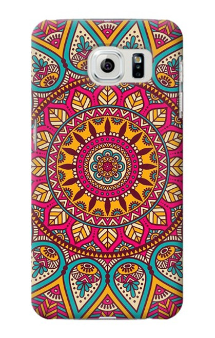 S3694 Hippie Art Pattern Hülle Schutzhülle Taschen für Samsung Galaxy S6