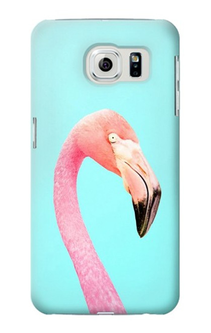 S3708 Pink Flamingo Hülle Schutzhülle Taschen für Samsung Galaxy S6
