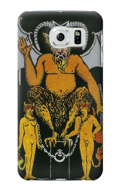 S3740 Tarot Card The Devil Hülle Schutzhülle Taschen für Samsung Galaxy S6