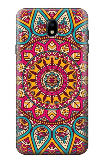 S3694 Hippie Art Pattern Hülle Schutzhülle Taschen für Samsung Galaxy J7 (2018), J7 Aero, J7 Top, J7 Aura, J7 Crown, J7 Refine, J7 Eon, J7 V 2nd Gen, J7 Star