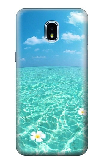 S3720 Summer Ocean Beach Hülle Schutzhülle Taschen für Samsung Galaxy J3 (2018), J3 Star, J3 V 3rd Gen, J3 Orbit, J3 Achieve, Express Prime 3, Amp Prime 3