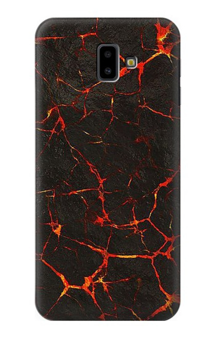 S3696 Lava Magma Hülle Schutzhülle Taschen für Samsung Galaxy J6+ (2018), J6 Plus (2018)