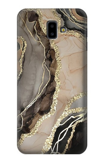 S3700 Marble Gold Graphic Printed Hülle Schutzhülle Taschen für Samsung Galaxy J6+ (2018), J6 Plus (2018)