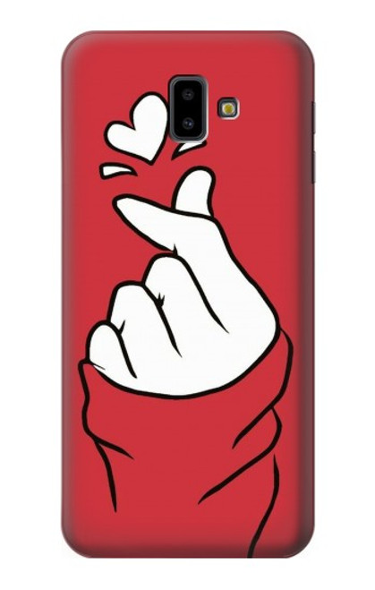 S3701 Mini Heart Love Sign Hülle Schutzhülle Taschen für Samsung Galaxy J6+ (2018), J6 Plus (2018)