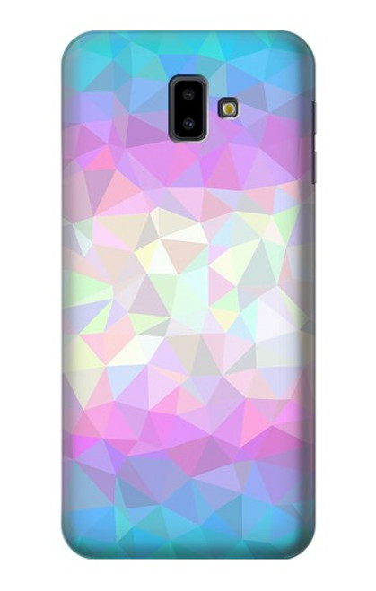 S3747 Trans Flag Polygon Hülle Schutzhülle Taschen für Samsung Galaxy J6+ (2018), J6 Plus (2018)