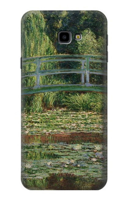 S3674 Claude Monet Footbridge and Water Lily Pool Hülle Schutzhülle Taschen für Samsung Galaxy J4+ (2018), J4 Plus (2018)