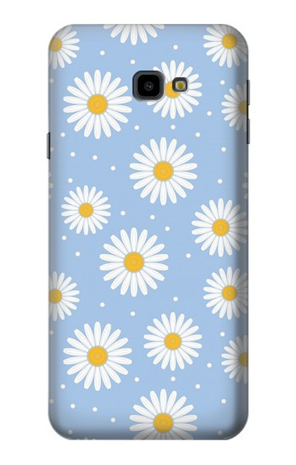 S3681 Daisy Flowers Pattern Hülle Schutzhülle Taschen für Samsung Galaxy J4+ (2018), J4 Plus (2018)