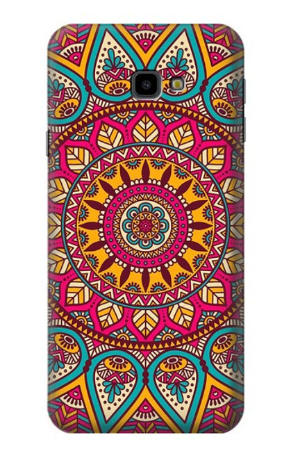 S3694 Hippie Art Pattern Hülle Schutzhülle Taschen für Samsung Galaxy J4+ (2018), J4 Plus (2018)