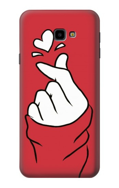 S3701 Mini Heart Love Sign Hülle Schutzhülle Taschen für Samsung Galaxy J4+ (2018), J4 Plus (2018)