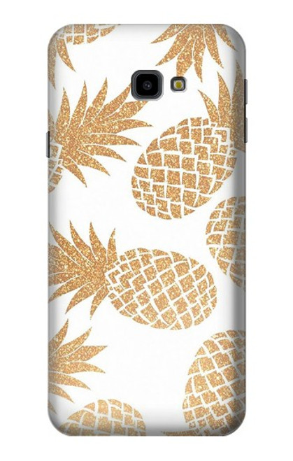 S3718 Seamless Pineapple Hülle Schutzhülle Taschen für Samsung Galaxy J4+ (2018), J4 Plus (2018)