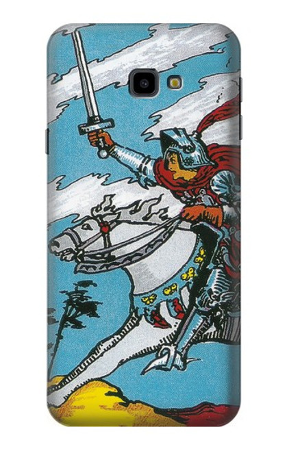 S3731 Tarot Card Knight of Swords Hülle Schutzhülle Taschen für Samsung Galaxy J4+ (2018), J4 Plus (2018)