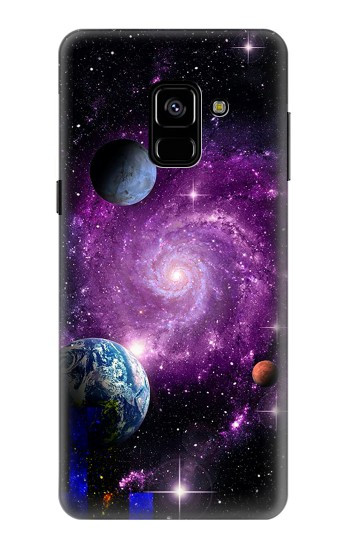 S3689 Galaxy Outer Space Planet Hülle Schutzhülle Taschen für Samsung Galaxy A8 (2018)