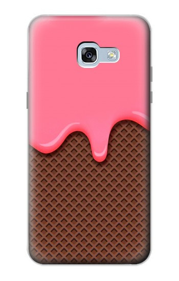 S3754 Strawberry Ice Cream Cone Hülle Schutzhülle Taschen für Samsung Galaxy A5 (2017)