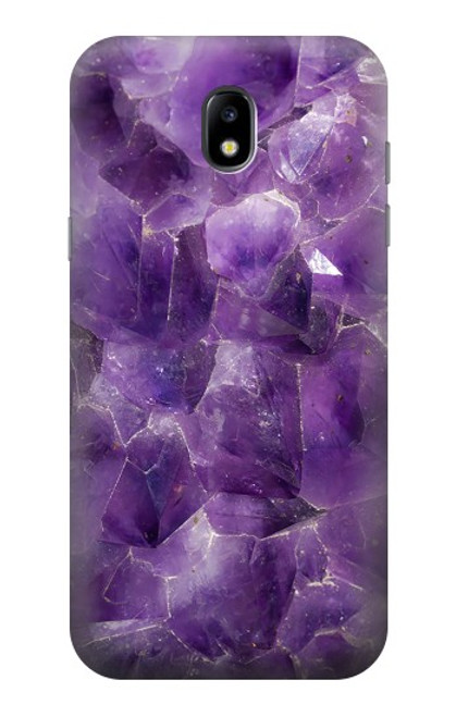 S3713 Purple Quartz Amethyst Graphic Printed Hülle Schutzhülle Taschen für Samsung Galaxy J5 (2017) EU Version