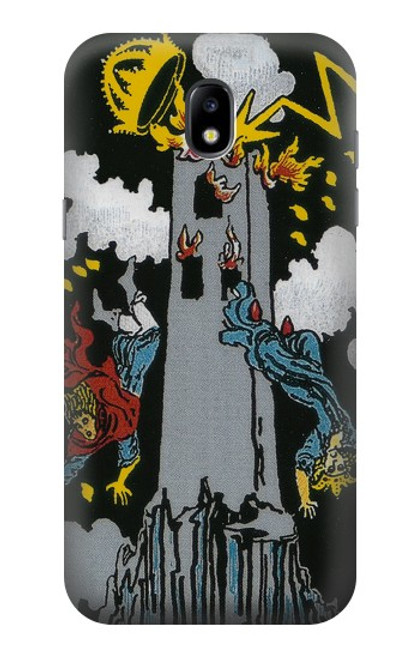 S3745 Tarot Card The Tower Hülle Schutzhülle Taschen für Samsung Galaxy J5 (2017) EU Version