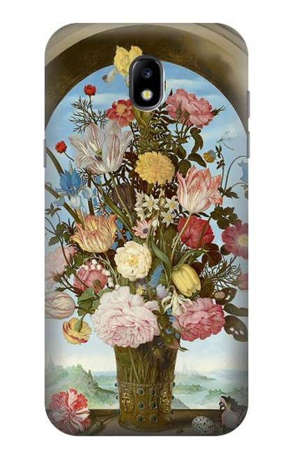 S3749 Vase of Flowers Hülle Schutzhülle Taschen für Samsung Galaxy J5 (2017) EU Version