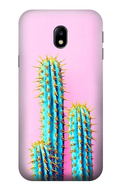 S3673 Cactus Hülle Schutzhülle Taschen für Samsung Galaxy J3 (2017) EU Version