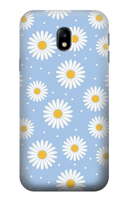 S3681 Daisy Flowers Pattern Hülle Schutzhülle Taschen für Samsung Galaxy J3 (2017) EU Version
