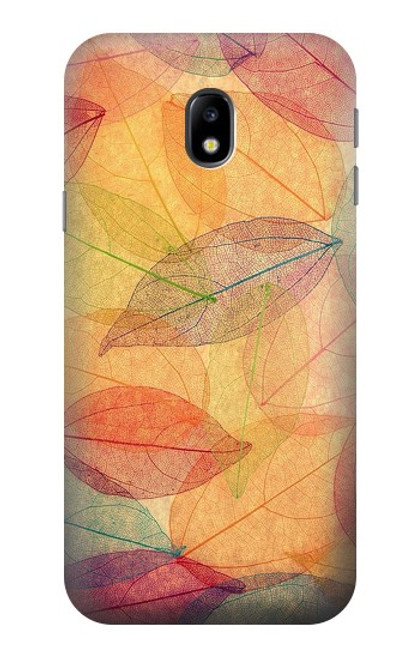 S3686 Fall Season Leaf Autumn Hülle Schutzhülle Taschen für Samsung Galaxy J3 (2017) EU Version