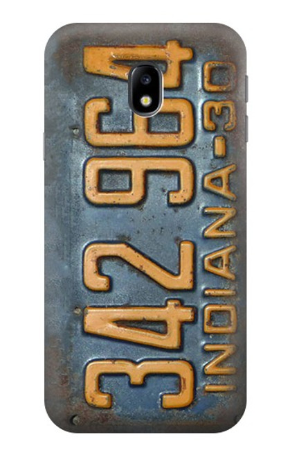 S3750 Vintage Vehicle Registration Plate Hülle Schutzhülle Taschen für Samsung Galaxy J3 (2017) EU Version