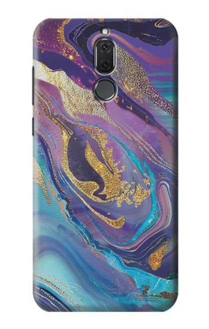 S3676 Colorful Abstract Marble Stone Hülle Schutzhülle Taschen für Huawei Mate 10 Lite