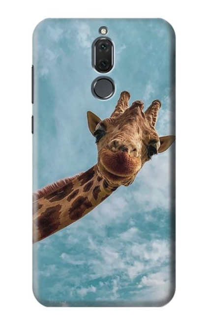 S3680 Cute Smile Giraffe Hülle Schutzhülle Taschen für Huawei Mate 10 Lite