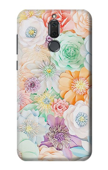 S3705 Pastel Floral Flower Hülle Schutzhülle Taschen für Huawei Mate 10 Lite