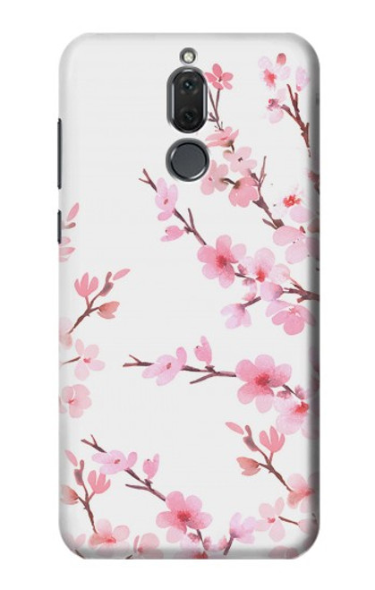 S3707 Pink Cherry Blossom Spring Flower Hülle Schutzhülle Taschen für Huawei Mate 10 Lite